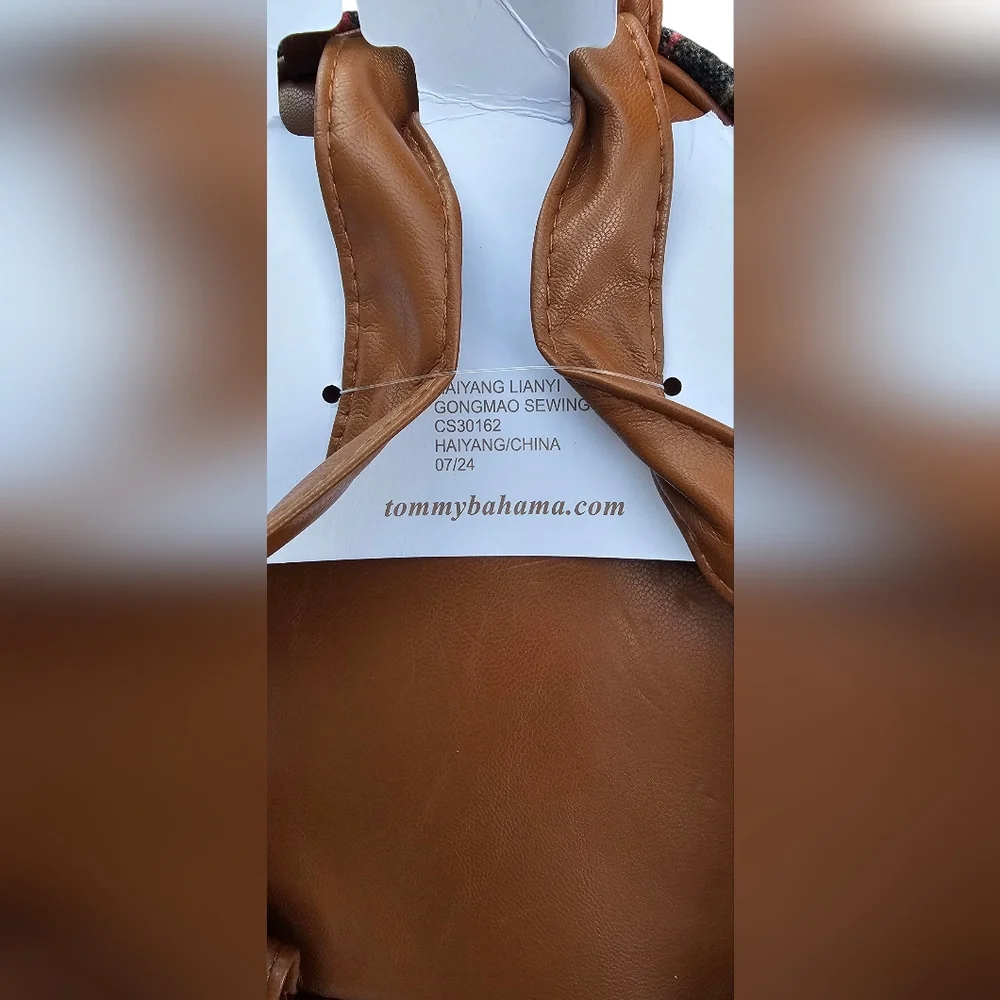 Tommy Bahama - NEW Mini Backpack Fall Plaid Colors. May Be Kids. No Pockets - Picture 5 of 14